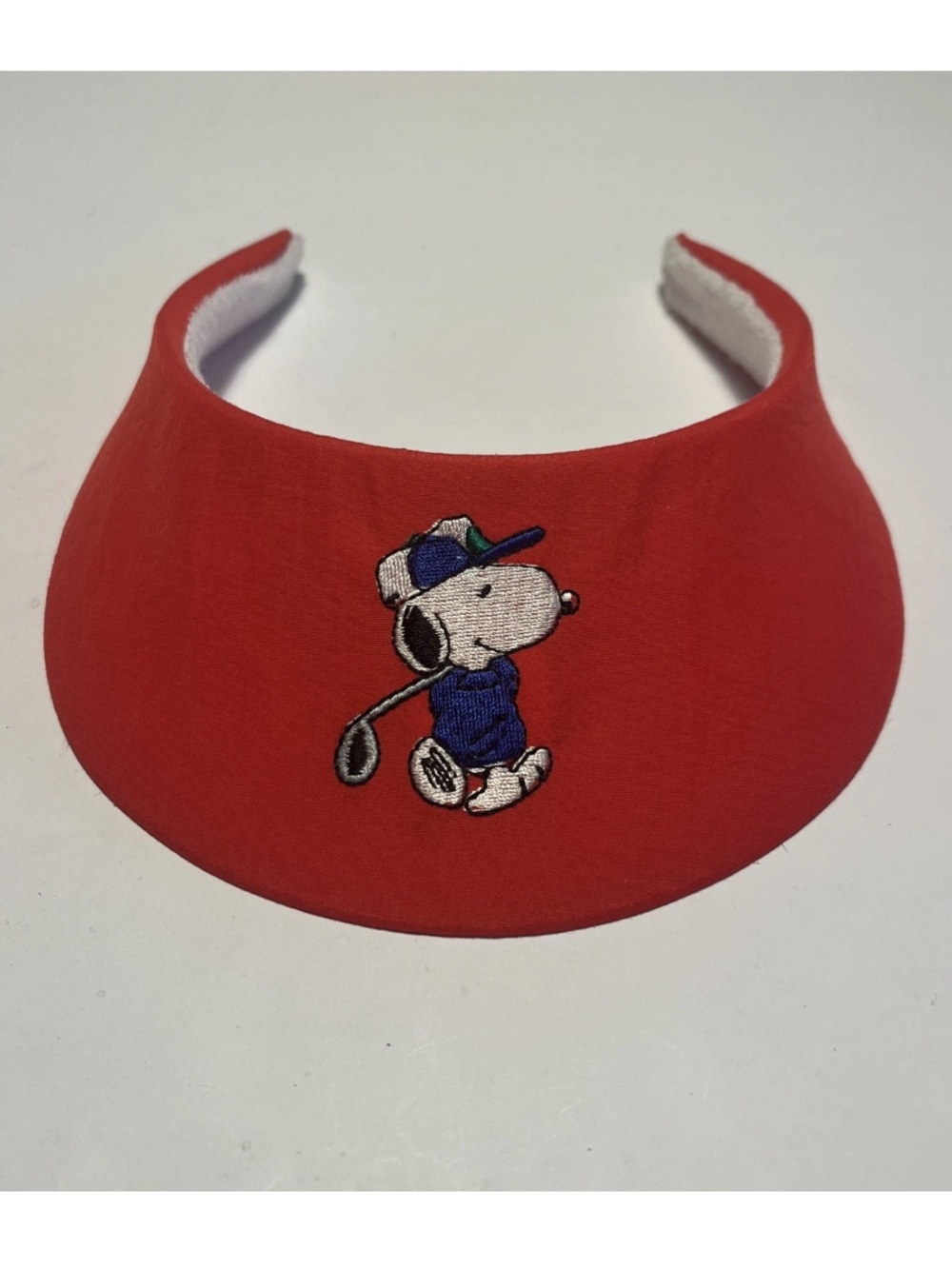 Vintage 90s Peanuts Snoopy Golf Visor